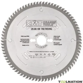 CMT 285.056.07M Lame de scie Universelle à dents trapézoïdales 180 x 30 x 56D