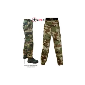 Pantalon militaire pince F2 AT camo OPEX,court